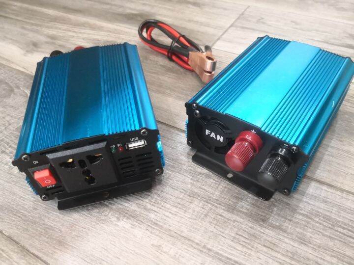 inverter-350w-inout-output-12v-220v-ใช้กับแบตเตอรี่รถยนต์