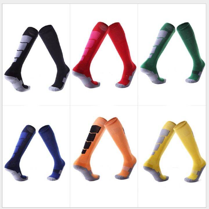 wholesale-1-pair-anti-slip-soccer-sports-socks-men-sock-football-knee-above-long-socks