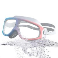 Outdoor Goggles Adults Waterproof And Anti-fog HD Swimming Glasses Men Women Big Box Swimming Goggles For Adult Kids Goggles