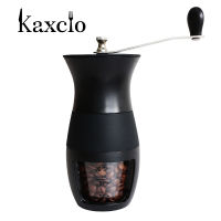 Kaxcio ด้วยตนเองเครื่องบดกาแฟ,เครื่องบดกาแฟมือเครื่องบดกาแฟกับเซรามิค Burrs,ด้ามจับสเตนเลสสตีลเหมาะสำหรับ Camping และบ้าน