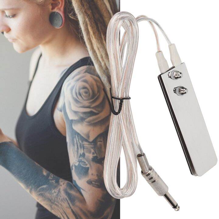 4.3x1.3in Tattoo Foot Pedal Stainless Steel Foot Pedal Foot Switch