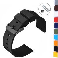 dbnxfrymk Quick Release Watchband 14 18 20 22 24mm Silicone Sport Watch Strap Men Women Replecement Band Rubber Bracelet Stainless Buckle