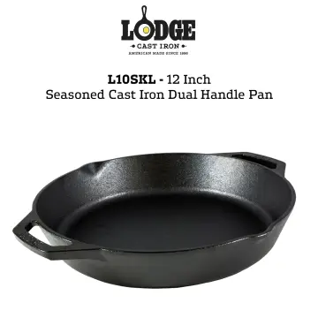 Lodge L8DSK3 Cast Iron Deep Skillet, Pre-Seasoned, 10.25-inch
