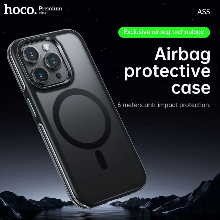 [New]HOCO 100% Original Magsafe Case Shockproof Case for iPhone 15 Pro ...