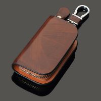 ◊◊❀ Genuine Leather Keychain for Audi Mercedes Toyota Men Women Key Holder Organizer Pouch Cow Car Key Wallet Housekeeper Key Case