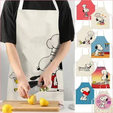 Snoopy Kitchen Apron Women Sleeveless Apron Children's Cartoon