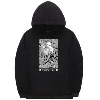 Anime Chainsaw Man Denji and Power Graphic Printed Hoodie Men Fashion Harajuku Hoodies Mens Oversized Hip Hop Sweatshirt Size XS-4XL