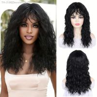 BCHR Long Curly Wigs for Women White/Black Wigs With Bangs Anime Cosplay Halloween Costume Wigs [ Hot sell ] Decoration Center