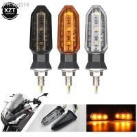 2pcs Motorcycle Mini Turn Signal Light LED Indicator Flashing 12V Amber Flashing Light for Honda Suzuki Kawasaki Yamaha