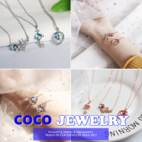 COCOJEWELRY จี้พวงกุญแจดาวเคราะห์เกาหลีสร้อยคอสร้อยข้อมือแหวนสำหรับผู้หญิงสาวแฟชั่นอุปกรณ์เครื่องประดับที่สวยงามของขวัญ