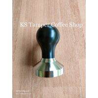 tamper ด้ามกดกาแฟ by KS tamper coffee ขนาดเส้นผ่านศูนย์กลาง 51,53,54,57.9 58.50,58.55มม แบบด้ามดำ สินค้าพร้อมส่งทุกขนาด