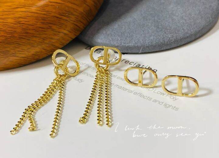 fashion-earrings-ต่างหูเงินแท้925-สินค้าใหม่-ตุ้มหูเกาหลี