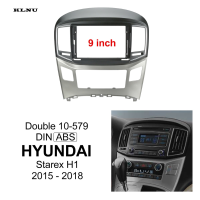 ป้ายวิทยุติดรถยนต์ KLNU สำหรับ2015-2018 Hyundai Starex/ H1เฟรมขนาด9นิ้วแผงสเตอริโอเล่น MP5 2Din แอนดรอยด์