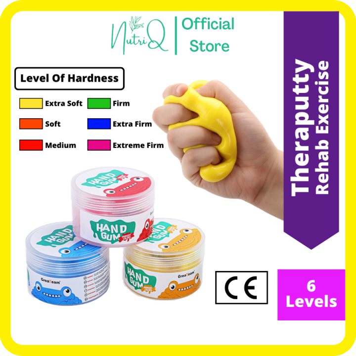 Theraputty Finger Hand Exercise Physio Rehab Training Stroke