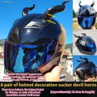 ┇❁✒ Creative Personality Motorcycle Helmet Decoration Devils Horns Electric Motorbike Helmet Accessories Stickers Cosplay Styling