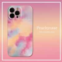 Dreamy Pink Oil Painting Camera Protection Phone Case for IPhone 14 13 12 11 Pro XS Max XR X 8 7 Plus Shockproof Hard PC Casing