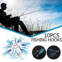 10pcs Fishing Hooks Tungsten Steel Lure Fishing Hook X6V8