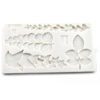 Succulent Ivy Rose Eucalyptus Leaves Silicone Mold Trailing Mould Fondant Cake Decorating Tools Sugarcraft Flower Tools