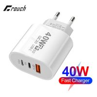 【Super Like】 ยาว☄♂อะแดปเตอร์เครื่องชาร์จ USB C แบบ QC3.0 PD40W 3พอร์ตสำหรับ iPhone Samsung Xiaomi Huawei