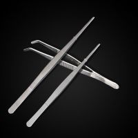 2pcs Industrial Tweezers Medical Stainless Steel Anti-static Curved Straight Tip Precision Forceps Phone Repair Tool Set 7 Sizes Tweezers Razors