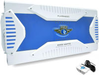 Pyle Hydra Marine Amplifier - Upgraded Elite Series 3000 Watt 8 Channel Bridgeable Amp Tri-Mode Configurable, Waterproof, MOSFET Power Supply, GAIN Level Controls and RCA Stereo Input (PLMRA820) Frustration-Free Packaging