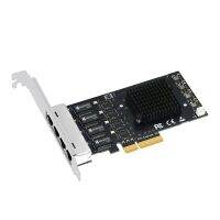 SSU Internal PCI Express Network Card Adapter 4 Port 2500Mbps Gigabit 10/100/1000Mbps RTL8125B RJ45 Wired Computer PCIE Dongle