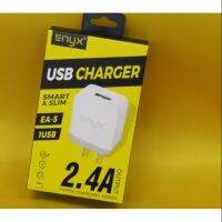 ( Promotion+++) คุ้มที่สุด ADAPTER USB CHARGER ( ENYX EA-5) OUTPUT 2.4A 1USB สินค้ารับประกัน 1 ปี ราคาดี อุปกรณ์ สาย ไฟ ข้อ ต่อ สาย ไฟ อุปกรณ์ ต่อ สาย ไฟ ตัว จั๊ ม สาย ไฟ