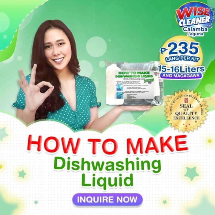 WISE CLEANER DIY DISHWASHING LIQUID Lazada PH