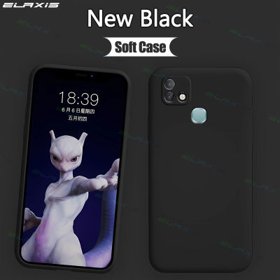 ELAXIS Infinix 10i สุดฮอต/สมาร์ท5 Pro ซิลิโคนเหลวเคสใส่โทรศัพท์เยื่อบุกำมะหยี่น่ารักปกป้องเลนส์ครอบคลุมเต็มรูปแบบป้องกันการตกฝาหลัง EL001