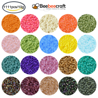 Beebeecraft 1111 pcs 10g MIYUKI Round Rocailles Beads, Japanese Beads, 11 0 thumbnail