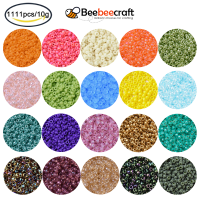 Beebeecraft 1111 pcs/10g MIYUKI รอบลูกปัด Rocailles, ลูกปัดญี่ปุ่น, 11/0, (RR404) ทึบแสงสีเหลือง, 2x1.3 มม., รู: 0.8 มม.