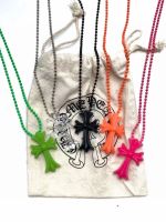 Chrome Hearts1™◐ Zong Aoyama Limited Cross Color Hip Hop Necklace Resin Plastic 20th Anniversary Japan Limited Edition