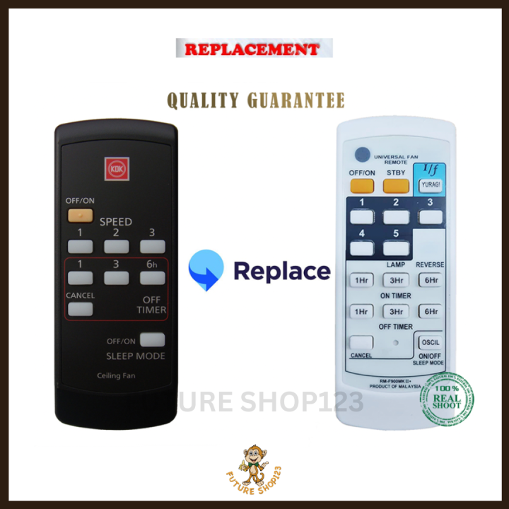 KDK CEILING FAN REMOTE CONTROL [REPLACEMENT] Lazada