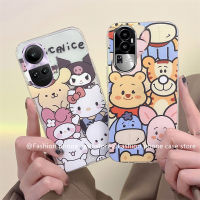 Phone Case เคส OPPO Reno10 Pro + Plus OPPO A78 A98 Reno10Pro+ 5G 4G น่ารักลายการ์ตูนเคสนิ่มซิลิโคนใส2023