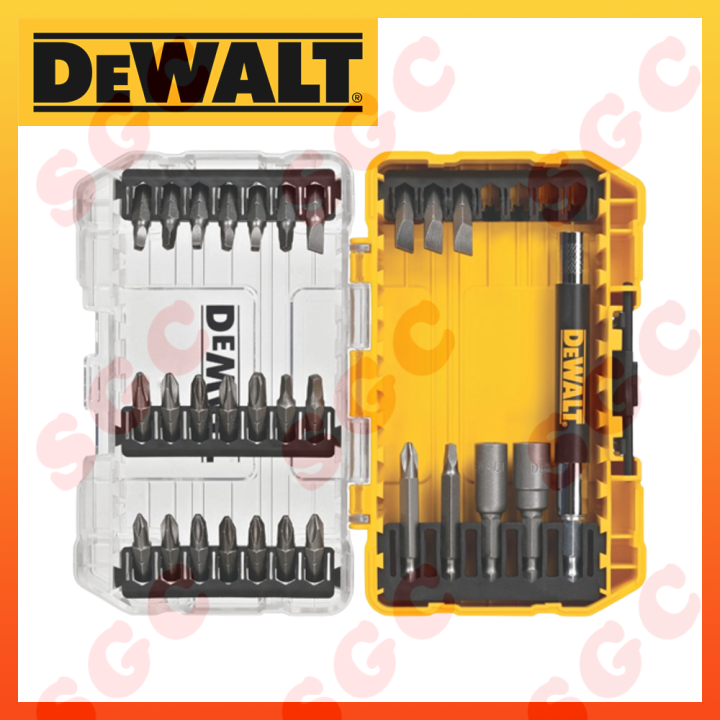 dewalt-ชุดดอกไขควง-29-ชิ้น-พร้อมหัวจับดอก-dewalt-ดอกไขควง-29-ตัวชุด-พร้อมหัวจับดอก-dewalt-ชุดดอกขันสกรู-dewalt-dw2162