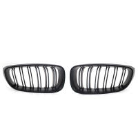 รถ Matte Black Kidney Grille Fit สำหรับ BMW F34 328i 335i GT 14-17 Dural Line L &amp; R