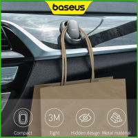 Baseus Car Clips Metal Hook ที่ยึดตะขอโลหะที่ยึดสำหรับรถยนต์อัตโนมัติตะขอรถขายึดเก็บที่เก็บสาย (2ชิ้น/เซ็ต)