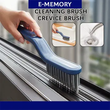 1pc PP Cleaning Brush, Nordic Long Handle Crevice Cleaning Brush For  Household