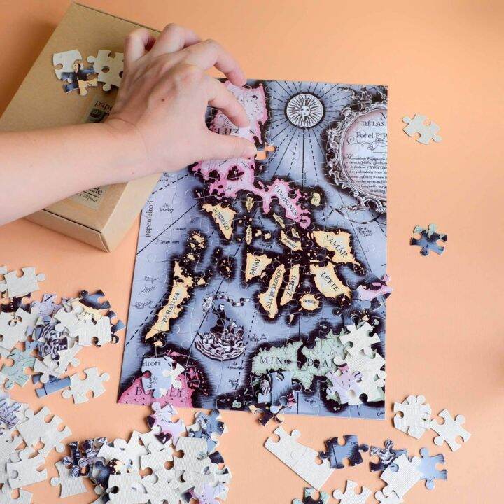 Papemelroti Vintage Philippine Map Jigsaw Puzzle Philippine Souvenir