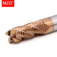 Mzg 1Pcs 4ขลุ่ยหยาบ Endmill 4มม. 6มม. 8มม. เครื่องมือเครื่องกลึงสแตนเลสเครื่องตัดแบนความหยาบ End Mill