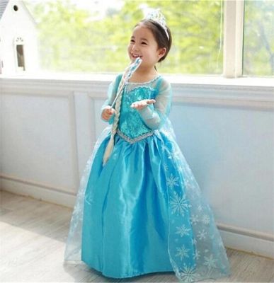 Fancy Baby Princess Cosplay Dress for Girls Clothing Wear Halloween Carnival Cosplay Costume With Accessories