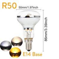 【Big savings】 Vintage Edison หลอดไฟ LED R50 R63 R80 E27 E14 Retro Reflector Filament 4W 5W 6W ประหยัดพลังงานเปลี่ยนหลอดไส้60W