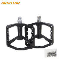 Ultralight Mountain Bike Pedal Akantor Anodized Nylon Fiber Sealed Bearing MTB BMX Bicycle Pedal Riding Accessories