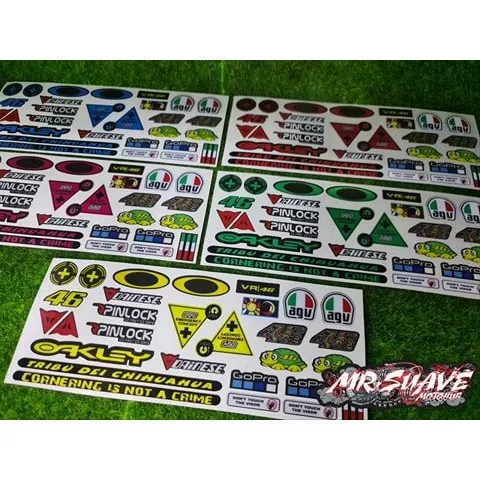 3M Reflectorize Helmet Visors Sticker (AGV)☃ | Lazada PH