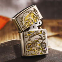 Engraved Case for Zippo Kerosene Lighter Cigaarete Ignition Does Not Include Inner Bladder