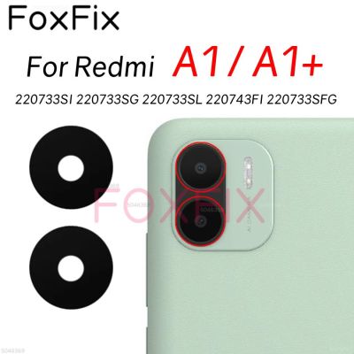 กระจกกล้องหลักสำหรับ A1 A1 Redmi + Plus กล้องหลังกระจกที่เปลี่ยนฝาครอบ220733SI 220733SG 220743FI 220733SL