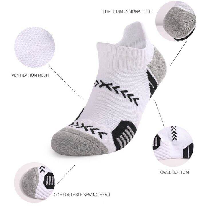 cotton-men-basketball-socks-spring-summer-sport-running-protective-breathable-deodorant-fitness-athletic-short-socks