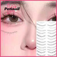 PETINAIL 8คู่ขนตาล่างสติกเกอร์รอยสักแต่งหน้าตาแบบทำมือจำลองสติกเกอร์มาสคาร่าความงามสติกเกอร์ตัวต่อขนตาเทียมธรรมชาติสำหรับผู้หญิง