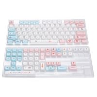 125 Keycap ปุ่มกดสงครามพิกเซล XDA ปุ่มกด PBT  ความสูงสำหรับ GK61/64/68/75/84/87/96/980/104เครื่องจักรกลย้อมห้าด้านการขนส่งลดลง