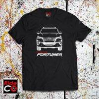 RIDECO เสื้อยืดคอกลมแขนสั้นสำหรับผู้ชาย Toyota Fortuner 2019 tee